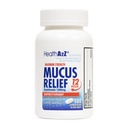 HealthA2Z® Mucus Relief | Guaifenesin 1200 mg | 100 compresse | Massima resistenza | 12 ore | Aspettativa | Allevia la congestione del petto | Thins and Loosens Mucus (100 compresse)