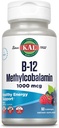 Methylcobalamin Lozenges 1000mcg, energia sana, metabolismo, Nerve & Red Blood Cell Support, * Assorbimento ottimale, Natural Berry Flavor, Vegan, Sugar Free, 60 Servings, 60 Lozenges