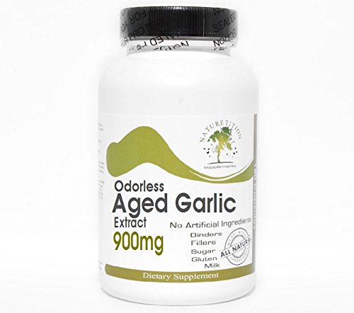 Estratto di aglio invecchiato inodore 900mg ~ 200 capsule - No Additivi ~ Integratori di natura