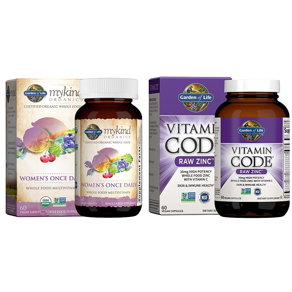 Giardino della vita Multivitaminico e Zinco Supplemento Bundle (2 articoli)