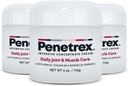 Penetrex Joint & Muscle Therapy - Soothing Comfort for Back, Neck, Hands, Feet - Rubinetto intero Premium con Arnica, Vitamina B6 MSM & Boswellia - Crema 4oz (3 Pack)