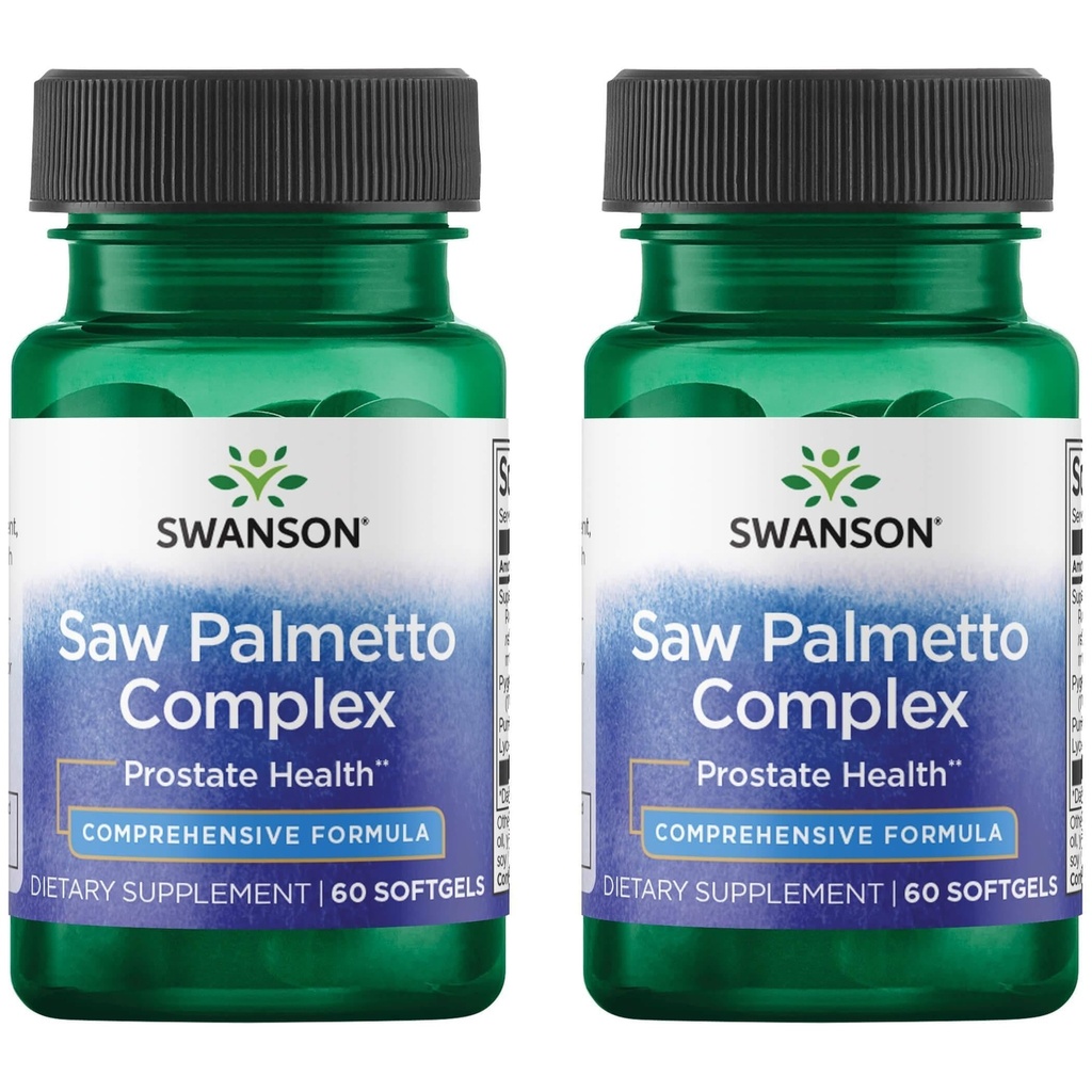 Swanson Saw Palmetto Complex 60 Sgels (2 Confezione)
