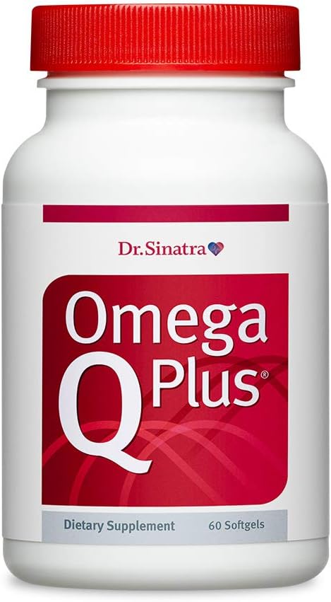 Dr. Sinatra Omega Q Plus– Omega-3 e CoQ10 Supplemento fornisce ogni giorno il supporto di salute del cuore con 50 mg di CoQ10 e fornisce il potere antiossidante (60 softgels)