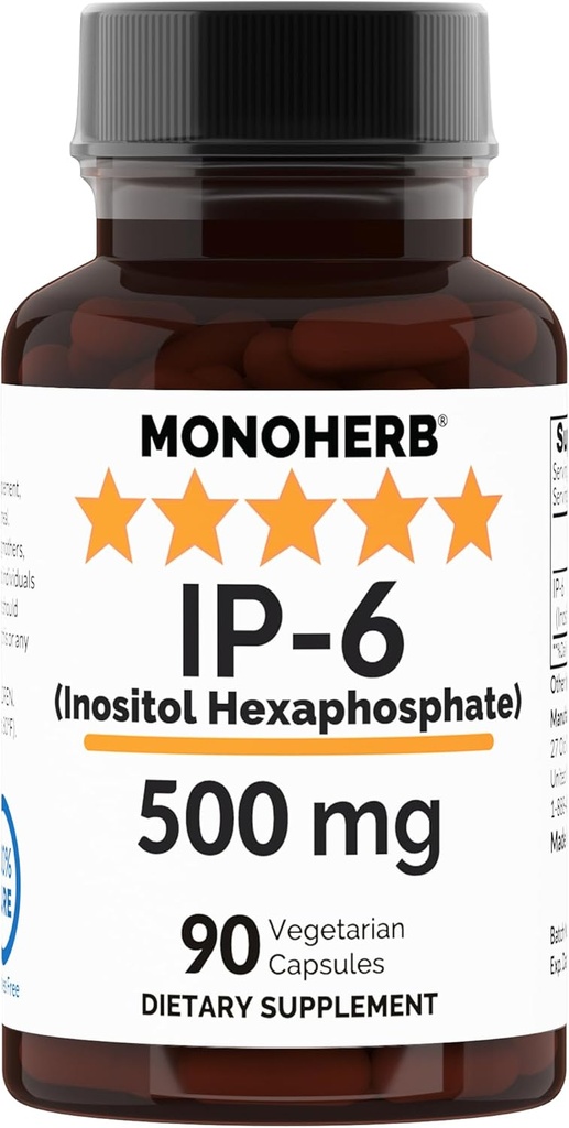 MONOHERB IP-6 Hexaphosphate 500 mg per capsula - 90 capsule di veg