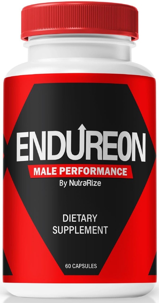 NutraRize Endureon Pills – Formula ufficiale Endureon Pro con ingredienti naturali per aiutare a sostenere l'energia, la stamina e la fiducia di tutti i giorni, Pillole facili da portare (60 capsule)