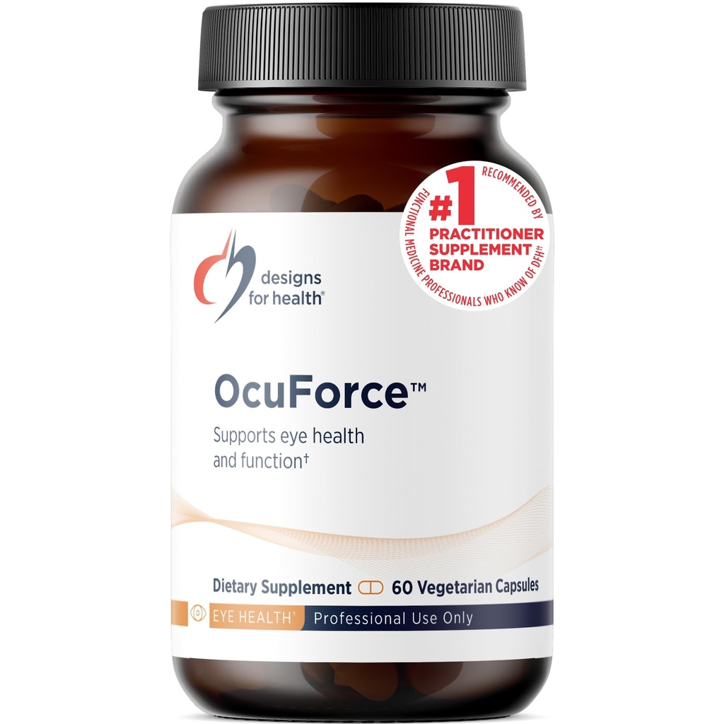 Progetti per la salute OcuForce - Integratore per la salute degli occhi - Lutein, Zeaxantina, Carotenoidi, Zinco, Taurina + Vitamine (60 capsule)