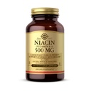 Solgar Niacin (Vitamina B3) 500 mg, 100 capsule vegetali - Metabolismo energetico - Non OGM, Vegan, Gluten Free, Dairy Free, Kosher - 100 Servings