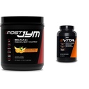 Post JYM Active Matrix Post-Workout con BCAA, Glutamine & More + Vita JYM Sport Multivitamina per atleti, 60 compresse