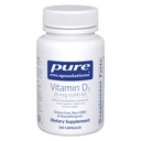 Vitamina D3 25 mcg (1.000 UI) - Supplemento al supporto Bone, Joint, Breast, Heart, Colon & Immune Health - con Vitamina D - 120 capsule
