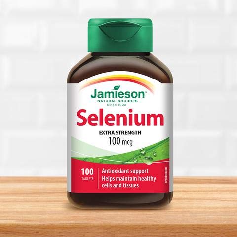 Jamieson Selenium Yeast 100mcg, 100 compresse