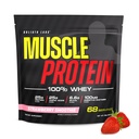 COLOSSAL LABS Muscle Protein Whey Powder [5 lbs/Pack of 1]– Filtro a freddo, 25g Proteine Pure, 6.6g BCAA (Packaging May Vary) (5LB, Fragola)