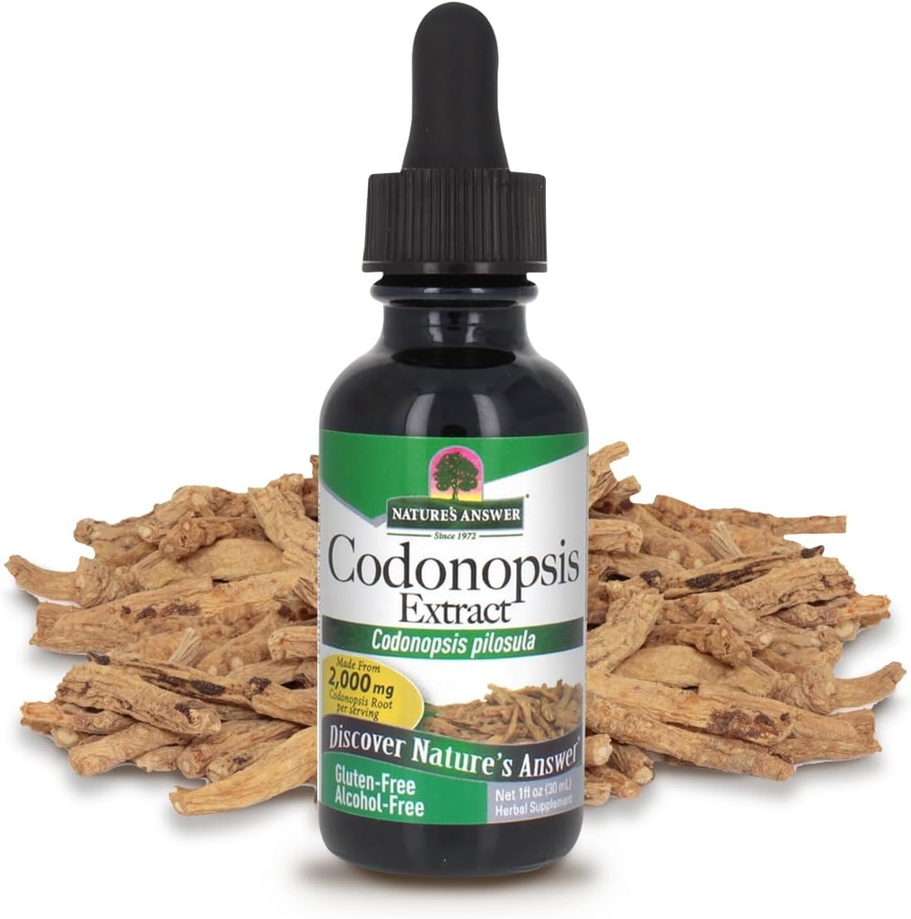 Risposta della natura Alcohol-Free Codonopsis Root, 1-Fluid Ounce