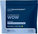 Polvere di bevanda Wow con B12, Niacin, Caffeina, Taurina, Phenylalanine, Vitamina C, & More Multivitamin - Polvere antiinvecchiamento con Boost di cervello a basso contenuto di calorie - 60 Serve