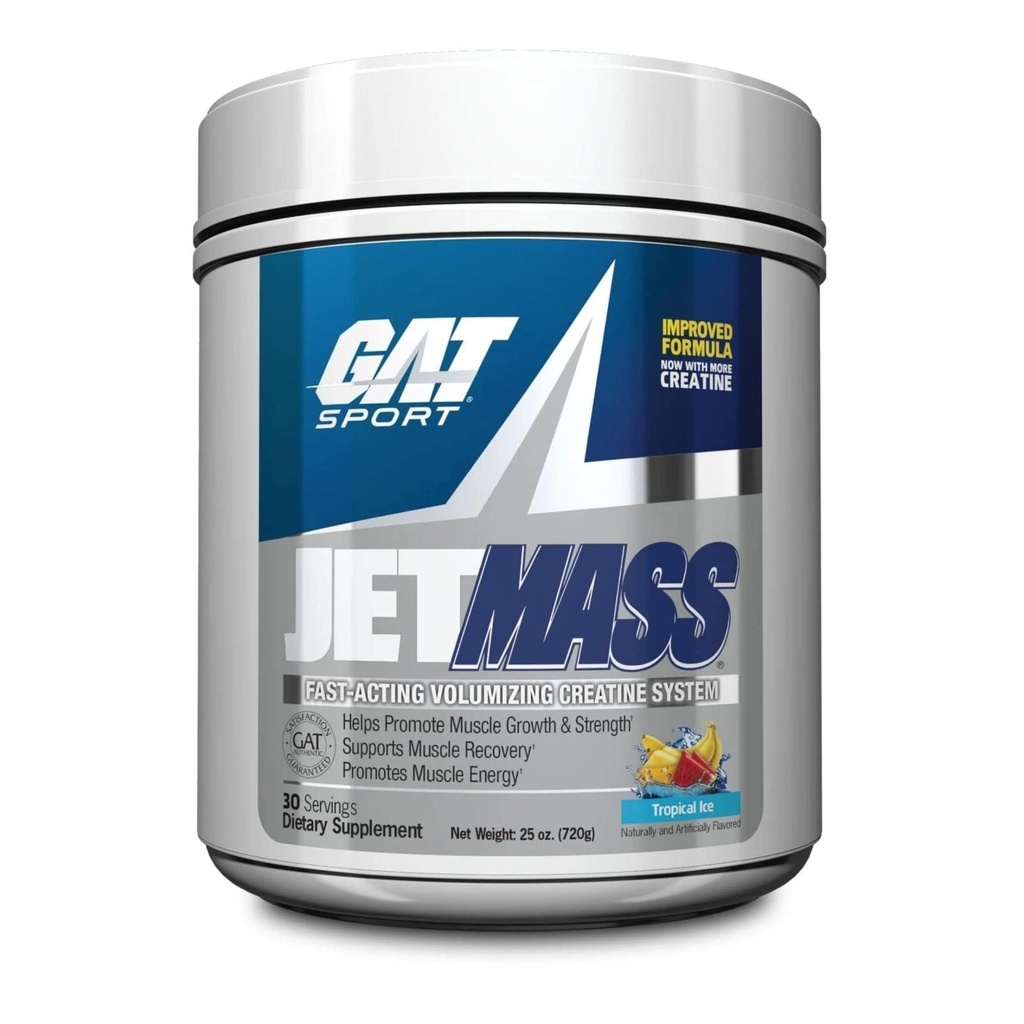 GAT SPORT JetMass Fact-Acting Volumizing Creatine System, 30 Serve (Tropical Ice)