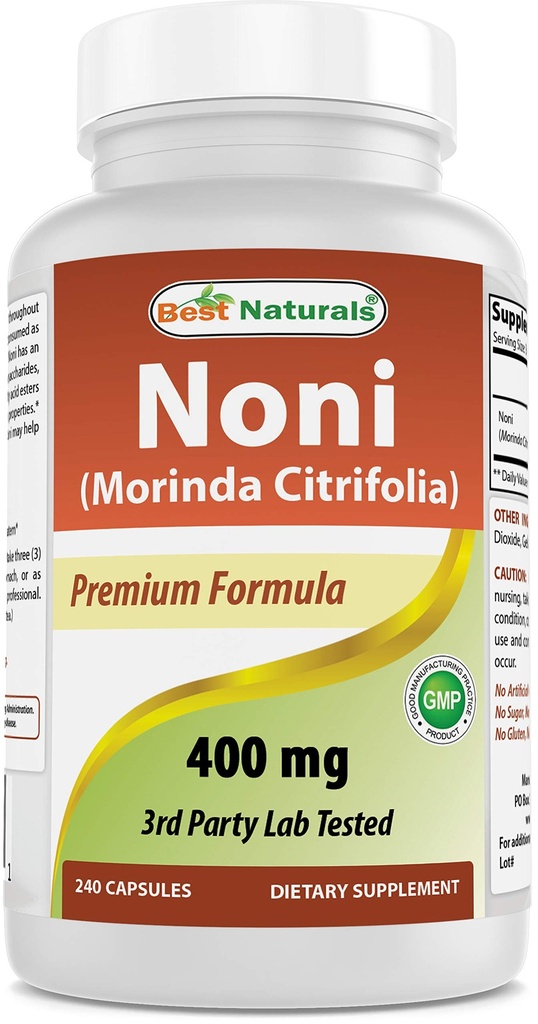 Migliori naturali Noni 400 mg 240 capsule