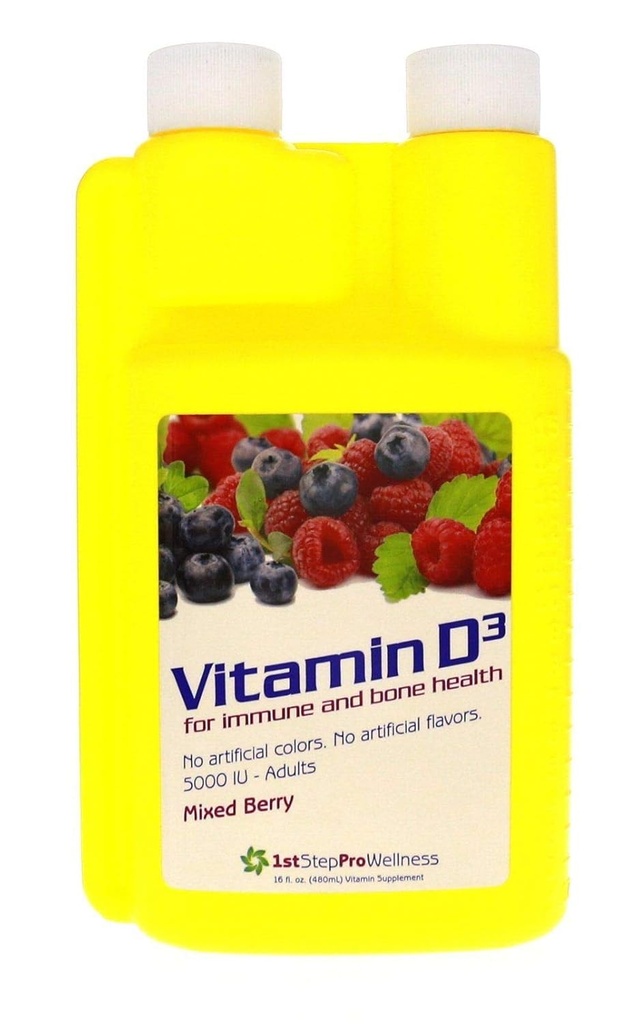 1 ° passo per la vitamina liquida di energia D3 bacche miste