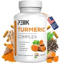 Curcumina currica con pepe nero & Ashwagandha - Alto assorbimento Ultra Potente supplemento di curcuma con 95% Curcuminoidi, BioPerine & Ashwagandha - Capsule erboriche per il supporto congiunto 120 capsule