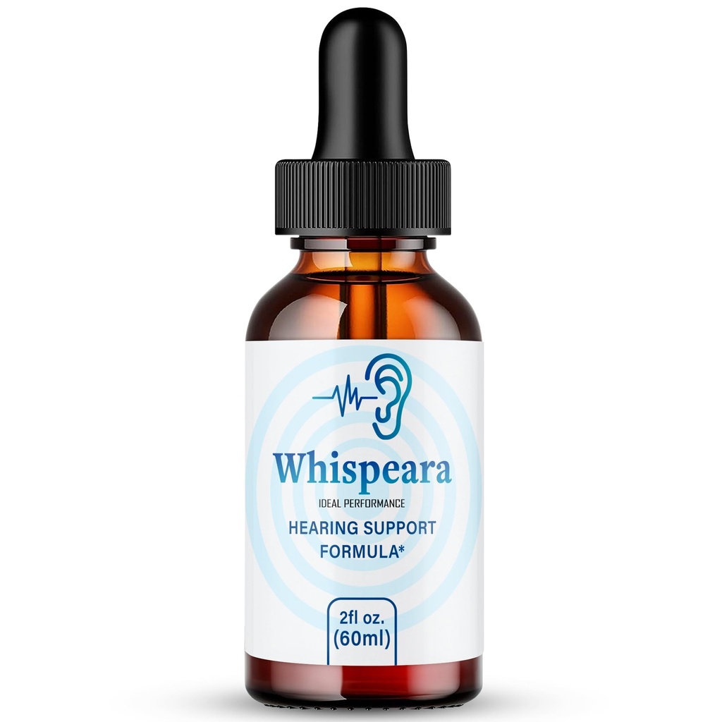 Whispeara Tinnitus Relief for Ringing Ears Drops, Ring Clear Tinnitus Liquid Drops, Massima resistenza, Advanced Formula Hearing Supplement, Ear Ringing Tinnitus, Whispeara Recensioni (1 pacchetto)