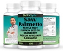 Olio di semi di zucca e la crescita dei capelli supplemento con Palmetto di sega per le donne, Blocco DHT per gli uomini, PCOS salute della prostata, Pygeum, Lycopene, salute degli uomini