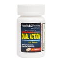 Rilievo del dolore a doppia azione HealthA2Z® | Acetaminophen 250mg & Ibuprofen 125mg (NSAID) | Due farmaci per mal di testa, mal di schiena e mal di schiena | Riduzione del dolore & febbre | 80 Caplets