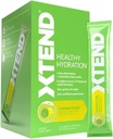 Xtend XTEND Lime Lime Limorale Limonico di Idratazione Superiore di Zucchero Zero Packets | 6 Key Electrolytes Drink Mix | Aminoacidi essenziali | Certificato NSF per lo sport | 15 Sticks
