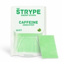 Energy Strips | Caffeina istantanea in una striscia | 80mg per Serving | Caffeina Portatile + Minte di Respirazione | Calorie Zero & Zero Sugar | Sapore di Spearmint | 12 strisce per confezione