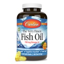 Carlson - L'olio di pesce più fine, 700 mg Omega-3s, integratore di olio di pesce norvegese, olio di pesce selvatico Caught Omega 3 Fish Oil, Sustainably Sourced Fish Oil Capsules, Omega 3 Supplement, Arancione, 120 Softgels