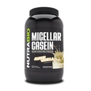 NutraBio Casein Protein Powder, Micellar Casien Powder, 25g Slow Digesting Protein, Aiuta a mantenere pieno, Overnight Muscle Recovery & Growth, BCAA & EAA, Gluten Free, Soy Free, 2lb Vanilla