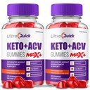 (2 Pack) UltraQuick Max+ ACV Gummies, Maggiore potenza, Ufficiale Ultra Quick Max+ Gummies, 2X Più forte Aceto di Sidro di Mela, 2 mesi di alimentazione