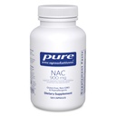 Pure Encapsulations NAC 900 mg - N-Acetyl Cysteine Aminoacido Supplemento per il supporto polmonare e immunitario, fegato e antiossidanti* - 120 capsule