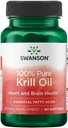 Swanson 100% Olio di Krill puro 500 Milligrammi 60 Sgels