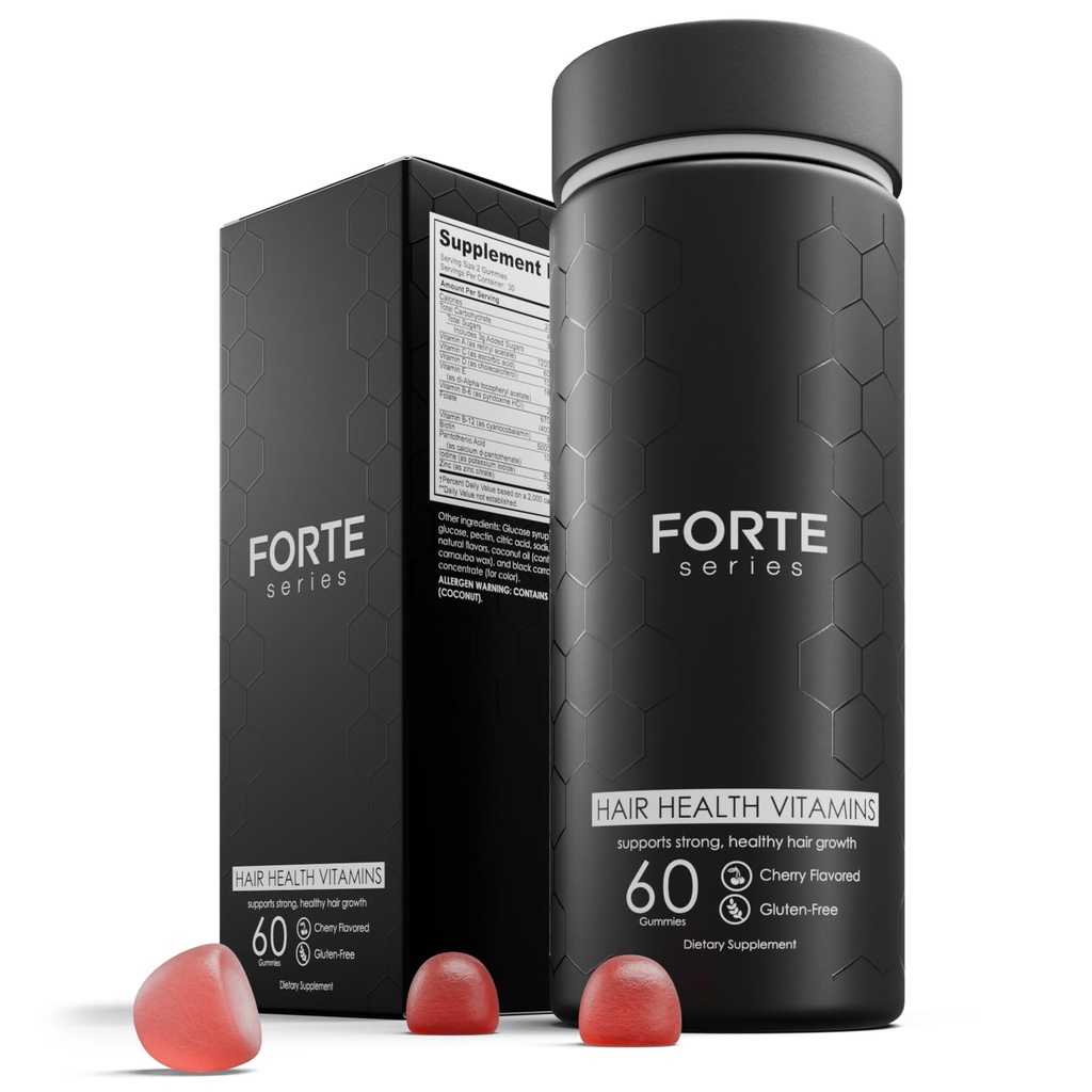 Biotin-Boosted Hair Gummies: Sbloccare capelli più sani, più pieni con vitamine essenziali C, D & E