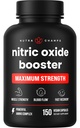 NutraChamps Nitric Oxide Supplemento, L-Arginina, L Citrulline Malate, AAKG, Pine Bark, Grape Seed Extract, Extra Forza Nitric Oxide Booster, Nitric Oxide Pills, Forza, Energia, Flusso di sangue