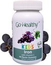 Gummie di ferro per bambini, Vegan Adatto, Kosher & Halal - 30 Serve - Vai sano