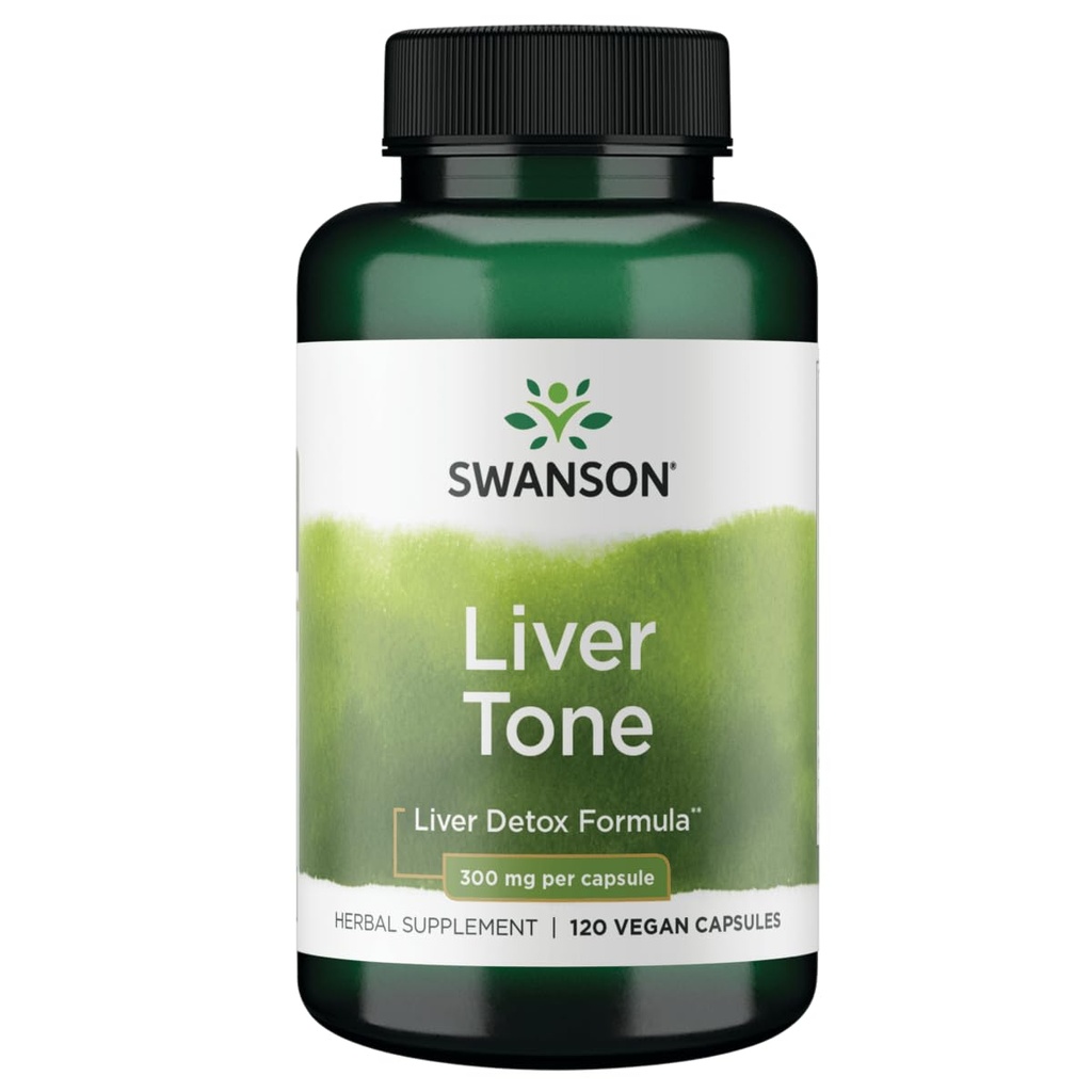 Swanson fegato tono fegato Detox Formula 300 Milligrammi 120 capsule di veg