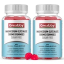 Magnesio Glycinate Gummies 500mg per Adulti Sleep Support, Masticabile Magnesio Gummies per Donne & Uomini, Rilievo Muscolare & Magnesio Alimentazione (120 Gummies)