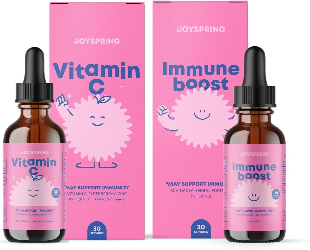 JoySpring Immune e vitamina C Gocce per bambini