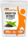 BulkSupplements.comgreen Estratto di tè polvere - 50% Polyphenols Supplemento, EGCG Supplementi - Gluten Free, 500mg per porzione, 1kg (2.2 lbs) (Pack of 1)
