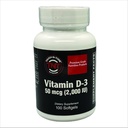 TOUGH-N-TONE Premium Grade Vitamina D-3, 2000 IU (cholecalciferol), una forma altamente biodisponibile di vitamina D, in un Gel Morbido facile da ingoiare.