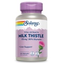 SOLARAY Latte Thistle Estratto di semi 175mg Antiossidante Intenso per aiutare a sostenere un normale, sano fegato non OGM & Vegan 120 VegCaps