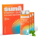 SUNII ENERGY GUM - New Quick Boost Energy & Focus - 50mg Caffeine Gum -Vitamins B6 & B12, Taurine, Vegan, No Sugar, Zero Calorie, Fresh Mint Taste - Più veloce che Chews, Bevande, Gel &amp; Pills (24pcs)