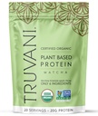 Truvani Vegan Pea Protein Powder | Matcha | 20g Organic Plant Based Protein | 20 Servings | Keto | Gluten & Dairy Free | Low Carb | No Aggiunto Sugar