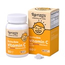 La vitamina C invincibile di Renzo per i bambini con il mirtillo e lo zinco, le vitamine dei bambini dissolvibili per il supporto immunitario, 60 schede di melanzane aromatizzate arancio