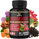 Berberina con cannella di Ceylon, curcuma, cardo, carciofo, pepe nero - 60 Conte - Confezione da 1