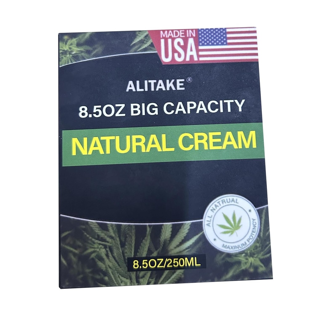 Crema naturale da 8,5 oz, Grande Capacità - Formula All-Natural - Assorbi rapidamente
