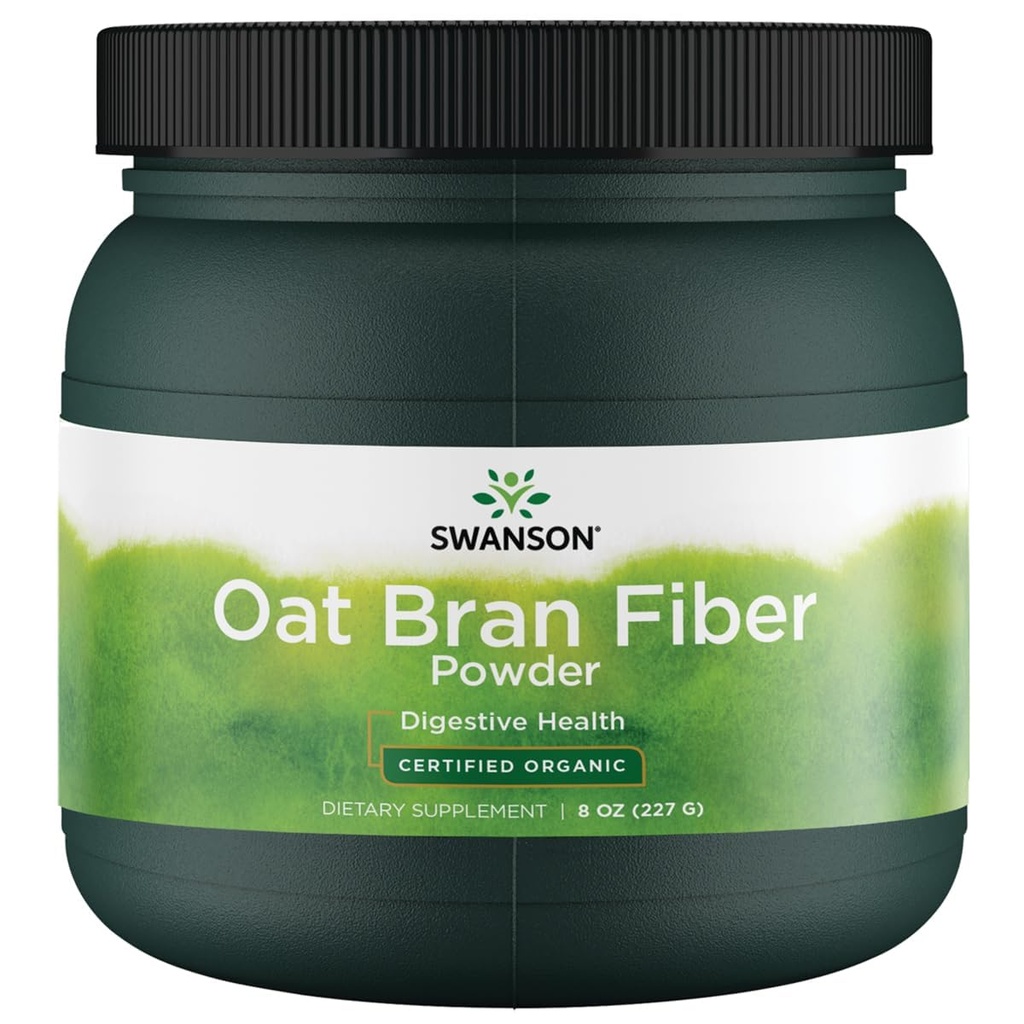 Cigno Certificato Organic Oat Bran Fiber 8 once (227 g) Pwdr