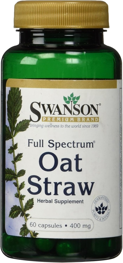 Swanson Spettro completo Straw 400 Milligrams 60 capsule