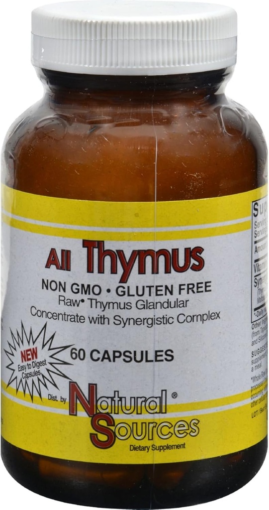 Fonti naturali Tutti Thymus 60 capsule