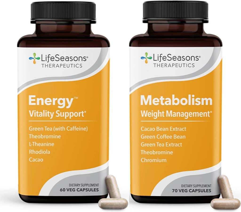 Metabolismo Controllo del Peso & Energy Boosting Supplemento - Natural Appetite Suppressant - Curbs Cravings - The verde, Coffee Bean, Chromium, Cacao & Theobromine - 130 Capsule