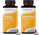 Metabolismo Controllo del Peso & Energy Boosting Supplemento - Natural Appetite Suppressant - Curbs Cravings - The verde, Coffee Bean, Chromium, Cacao & Theobromine - 130 Capsule